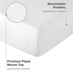 Ioweaves Organic Waterproof Mattress Protector – GOTS Certified Organic Cotton King Mattress Cover With Breathable Piqué Weave Top Layer – 20 Inch Deep Pocket, White 18 Ioweaves Organic Waterproof Mattress Protector – GOTS Certified Organic Cotton King Mattress Cover With Breathable Piqué Weave Top Layer – 20 Inch Deep Pocket, White -Amazon Shop 417aihCklhL