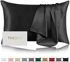 100% Silk Pillowcase For Hair And Skin, Both Sides Grade 6A+ Mulberry Silk Pillow Case With Hidden Zipper, Soft & Smooth White Pillowcases(1pc, Queen Size 20"x30") -Amazon Shop 418NHu1b3JL. AC