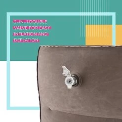 Acoway Inflatable Travel Adjustable Foot Rest Pillow With Travel Pouch - Airplane Travel Essentials - Portable Airplane Leg Pillow With Sleeping Mask & Ear Plugs - Travel Foot Pillow For Kids & Adults -Amazon Shop 419ZgHe4nXL