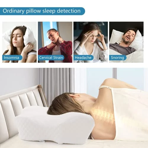 Lamberia Cervical Memory Foam Pillow, Neck Pillows For Side Sleepers, Back And Stomach Sleepers 3 Lamberia Cervical Memory Foam Pillow, Neck Pillows For Side Sleepers, Back And Stomach Sleepers - Image 3