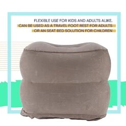 Acoway Inflatable Travel Adjustable Foot Rest Pillow With Travel Pouch - Airplane Travel Essentials - Portable Airplane Leg Pillow With Sleeping Mask & Ear Plugs - Travel Foot Pillow For Kids & Adults -Amazon Shop 41Awq6iROYL