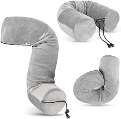 Xtra-Comfort Twist Memory Foam Travel Pillow For Neck, Chin, Lumbar And Leg Support - Neck Cushion For Traveling On Airplane - For Side, Stomach And Back Sleepers- Adjustable And Bendable Roll Pillow 11 Xtra-Comfort Twist Memory Foam Travel Pillow For Neck, Chin, Lumbar And Leg Support - Neck Cushion For Traveling On Airplane - For Side, Stomach And Back Sleepers- Adjustable And Bendable Roll Pillow -Amazon Shop 41Bj 0xViWL. AC