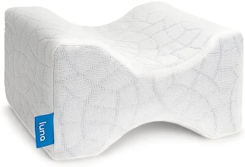Luna [Memory Foam Pillows Knee Pillow Knee Leg Positioner Pillows Orthopedic Pillow | Knee Pillow For Side Sleepers Lower Back Hip Pain Cooling Pillow Wedge Pillow | Side Sleeper Pillows For Adults 4 Luna [Memory Foam Pillows Knee Pillow Knee Leg Positioner Pillows Orthopedic Pillow | Knee Pillow For Side Sleepers Lower Back Hip Pain Cooling Pillow Wedge Pillow | Side Sleeper Pillows For Adults - Image 4