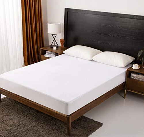 Queen Size Mattress Protector,100% Waterproof Mattress Cover, Soft Cotton Terry Surface, Fitted18 Deep Pocket, Breathable& Noiseless 5 Queen Size Mattress Protector,100% Waterproof Mattress Cover, Soft Cotton Terry Surface, Fitted18 Deep Pocket, Breathable& Noiseless - Image 5