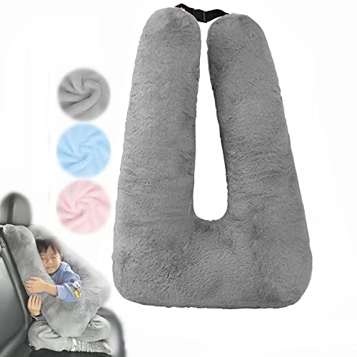 Travel Pillow For Car & Airplane Sleeping Reading Pillows For Long-Distance Travel, Washable Soft Kids Adults Neck Pillow For Traveling In Car Seat Removable Comfort Unique U Shaped Pillow (Gray) 1 Travel Pillow For Car & Airplane Sleeping Reading Pillows For Long-Distance Travel, Washable Soft Kids Adults Neck Pillow For Traveling In Car Seat Removable Comfort Unique U Shaped Pillow (Gray)