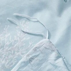 Coastal Beach Bedding Set 100% Cotton Duvet Cover Set Reversible Zipper Closure 3-Piece King/Cal King(No Comforter Included) -Amazon Shop 41DTAOYyU2L