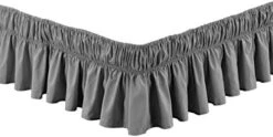 Collection Queen- King Easy Fit Bed Ruffle Wrap Around Elastic Bed Skirt With 17" Drop New Easy Install Solid Beige New -Amazon Shop 41EGzQLpUCL. AC