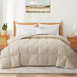 Luxurious All Season Down Comforter Hotel Collection White Stripe 100% Cotton Shell 500 Thread Count Super Soft Medium Warmth Duvet Insert, Cal King 25 Luxurious All Season Down Comforter Hotel Collection White Stripe 100% Cotton Shell 500 Thread Count Super Soft Medium Warmth Duvet Insert, Cal King -Amazon Shop 41EVDMOOsUL. AC