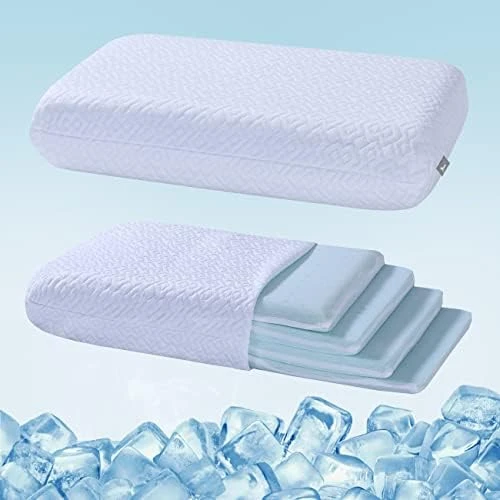 LOFE King Adjustable Memory Foam Pillow - 4 Heights From 1.2 To 4.8in, Cervical Pillow For Neck Pain Relief, Neck Support Pillow For Side Sleepers, Back/Stomach Sleepers, A Bamboo Cover, CertiPUR-US 9 LOFE King Adjustable Memory Foam Pillow - 4 Heights From 1.2 To 4.8in, Cervical Pillow For Neck Pain Relief, Neck Support Pillow For Side Sleepers, Back/Stomach Sleepers, A Bamboo Cover, CertiPUR-US - Image 9