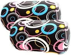 Bookishbunny 2pcs Micro Bead Roll Pillow Cushion For Bed Back Neck Head Body Support, 13" X 7", Various Designs (Dark Gray) -Amazon Shop 41EfRQ kFaL. AC