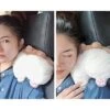 DS. DISTINCTIVE STYLE Car Neck Pillow Cute Corgi Butt Headrest Cotton Pillow Soft Headrest Pillow