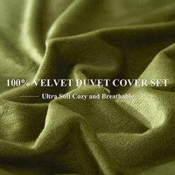 Velvet Duvet Cover Queen Set Sage Green Velvet Duvet Cover Queen Velvet Comforter Cover 3Pcs Ultra Soft Duvet Cover Breathable Solid Luxury Flannel Velour Duvet Cover Zipper Closure Corner Tie -Amazon Shop 41F4SP1vcCL