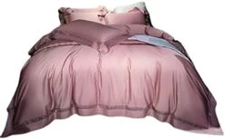 WXBDD Long Staple Cotton Hollowed Out Four-Piece Set Cotton Sateen Sheet Bed Cover Wide Brim Series (Color : D, Size : 220 * 240cm) -Amazon Shop 41FKzmlg0oL. AC 2