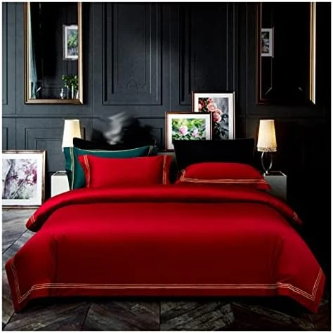 WALNUT Cotton Bedding Four-Piece Bedding Long-Staple Cotton Duvet Cover Sheets 3 WALNUT Cotton Bedding Four-Piece Bedding Long-Staple Cotton Duvet Cover Sheets - Image 3