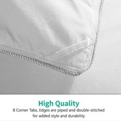 Luxurious Full/Queen Goose Feathers Down Comforter, All Season Goose Down Duvet Insert, Ultra-Soft Pima Cotton, 33oz Fluffy Hotel Collection Goose Down Comforter With Ties(90x90, White) -Amazon Shop 41GRFksO9vL