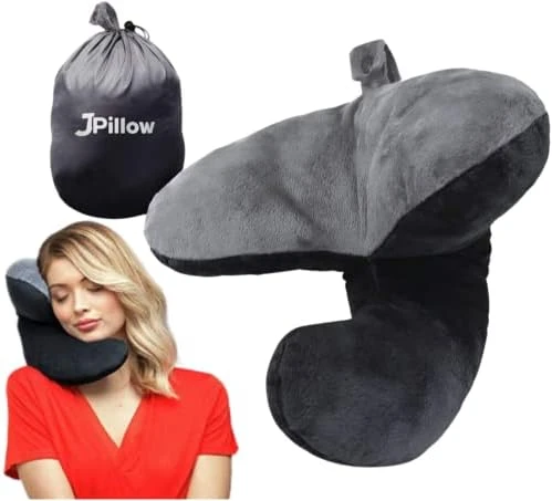 J-Pillow Travel Pillow - British Invention Of The Year Winner Chin Supporting Pillows For Sleeping Airplane Flight Supports Your Head Neck & (Blue) 5 J-Pillow Travel Pillow - British Invention Of The Year Winner Chin Supporting Pillows For Sleeping Airplane Flight Supports Your Head Neck & (Blue) - Image 5