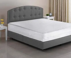 Zippered Mattress Encasement - Waterproof, Breathable, Noiseless, Machine Washable, Soft Terry Top For Comfortable Night Sleep. (Queen)