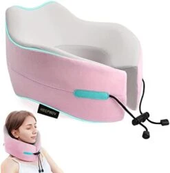 KEEPMOV Memory Foam Travel Pillow: Neck Pillow For Airplane Sleeping - Airplane Pillow With 360-Degree Head Support | Portable Adjustable Neck Pillow For Car & Train Bus 15 KEEPMOV Memory Foam Travel Pillow: Neck Pillow For Airplane Sleeping - Airplane Pillow With 360-Degree Head Support | Portable Adjustable Neck Pillow For Car & Train Bus -Amazon Shop 41IpKuOKpfL. AC
