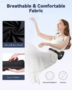BLABOK Reduce Lower Back Pain While Traveling Get Lumbar Support Pillow For Airplane With Inflatable Lumbar Pillow (Black-C1) -Amazon Shop 41IsKU0BGUL
