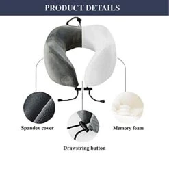 Hifye Memory Foam Travel Pillow - Neck Pillow For Pain Relief Sleeping, Chin In Any Sitting Position | Travel Accessory 100% Pure Memory Foam Pillow | Ideal For Men Women And Kids(Black) 10 Hifye Memory Foam Travel Pillow - Neck Pillow For Pain Relief Sleeping, Chin In Any Sitting Position | Travel Accessory 100% Pure Memory Foam Pillow | Ideal For Men Women And Kids(Black) -Amazon Shop 41J68SUPtHL