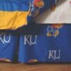 COLLEGE COVERS Kansas Jayhawks Dust Ruffle