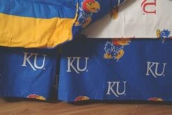 COLLEGE COVERS Kansas Jayhawks Dust Ruffle