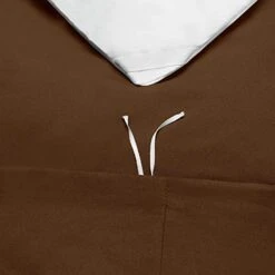 Nestl Duvet Cover With Fitted Sheet 3 Piece Set - Soft Double Brushed Microfiber Hotel Collection - Comforter Cover With Button Closure, Fitted Sheet, 1 Pillow Sham, Twin XL - Chocolate Brown -Amazon Shop 41KKoOWPFaL
