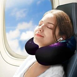 SWEET TANG Travel Pillow,Airplane Neck Pillow For Traveling U-Shaped Travel Pillow Memory Foam Comfortable Neck Pillow, Colorful Skulls Travel Pillow For Outdoors Car Office Home -Amazon Shop 41Lh4GROk6L