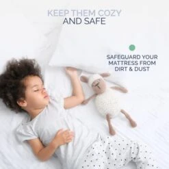 Luna Queen Mattress Protector - Waterproof Mattress Cover W/Absorbent Cotton Terry Surface - Noiseless, Breathable Topper - 100% Sourced & Produced In The USA -Amazon Shop 41LkVaqk4ML