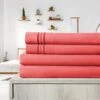 Twin XL Extra Long Size Bed Sheets Set – Cooling Bedding Sets, Extra Soft - Deep Pocket, Machine Washable, Easy Care - Wrinkle Free And Fade Resistant - 3 Piece Bedding (Coral, Twin XL)