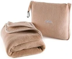 BlueHills Premium Soft Tall Travel Blanket Pillow Airplane Flight Blanket Long 70 X 48 Inch Throw In Bag Pillow Case With Hand Luggage Belt & Backpack Clip Compact Pack Large Blanket Long Black T054 -Amazon Shop 41LvMo6RDuL. AC