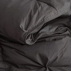 King Size Feather And Down Comforter, 82oz Filling Extra Warm & Thick Heavyweight Pinch Pleat Duvet Insert For Colder Winter, 100% Cotton Cover Fluffy Soft Bedding Comforter -Amazon Shop 41MfmZo8SyL