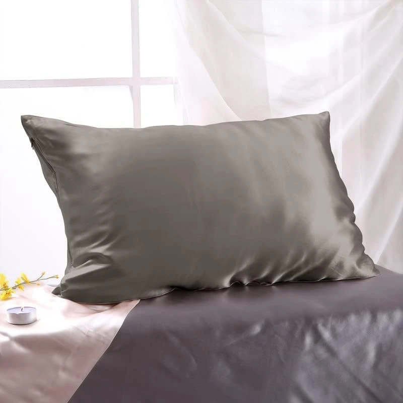 100% Natural Mulberry Silk Pillowcase For Hair And Skin Luxury 25 Momme Mulberry Silk Pillow Cases With Hidden Zipper Closure, Navy Blue, Queen 11 100% Natural Mulberry Silk Pillowcase For Hair And Skin Luxury 25 Momme Mulberry Silk Pillow Cases With Hidden Zipper Closure, Navy Blue, Queen - Image 11