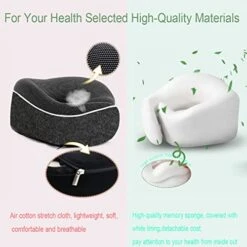 HAPPYBAG Travel Pillow For Neck,Memory Foam Head Chin Support Pillow,Portable Removable And Machine Washable,for Airplane Car Home Use Sleeping Rest Headrest (IE-shenhui) 13 HAPPYBAG Travel Pillow For Neck,Memory Foam Head Chin Support Pillow,Portable Removable And Machine Washable,for Airplane Car Home Use Sleeping Rest Headrest (IE-shenhui) -Amazon Shop 41N0l65FxdL
