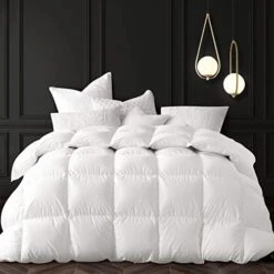 Down Blanket, Extra Lightweight Summer Comforter/Duvet Insert, Noiseless & Extra Soft, 400 Thread Count,King Size 106x90 Inches,12 Ounce Fill Weight, White…… -Amazon Shop 41O2yNyCUHL. AC