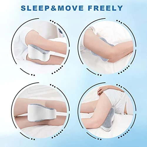 Anzhixiu Small Real Knee Pillow Separates The Knees For Body Alignment - Semicircle Round Shape Leg Pillow Promotes Sleep - Small 5 Anzhixiu Small Real Knee Pillow Separates The Knees For Body Alignment - Semicircle Round Shape Leg Pillow Promotes Sleep - Small - Image 5