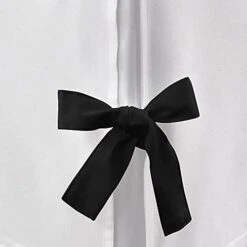 Silentnight Premium Beddings Two Tone Split Corner Tie Bed Skirt, 18 Inch Drop Length 100% Egyptian Cotton 800 Thread Count, King Size, Solid White/Black -Amazon Shop 41QCoSf2y4L