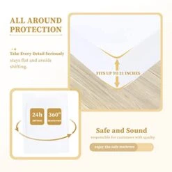 And Sound Queen Mattress Protector, Premium 100% Waterproof Mattress Cover, Noiseless Breathable Soft, Fitted Deep Pocket 8-21 Inch Bed Cover, Vinyl Free -Amazon Shop 41QyZPnSmfL