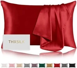 100% Silk Pillowcase For Hair And Skin, Both Sides Grade 6A+ Mulberry Silk Pillow Case With Hidden Zipper, Soft & Smooth White Pillowcases(1pc, Queen Size 20"x30") -Amazon Shop 41R9EmnG2L. AC