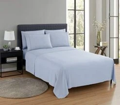 Nestl Bed Sheet Set | 4 Piece Soft Bedding Microfiber Sheet Set | Queen Fitted Sheet, Flat Sheet, 2 Pillow Cases | White -Amazon Shop 41RSWn nUWL. AC 1