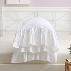 2-Pack Bright White Pillow Cases Shams Covers With Long Ruffles Shabby Chic Egypt Cotton King Size 20"X36"Soft Boudoir 19 2-Pack Bright White Pillow Cases Shams Covers With Long Ruffles Shabby Chic Egypt Cotton King Size 20"X36"Soft Boudoir -Amazon Shop 41RgvTgAzsL