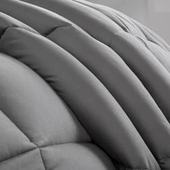HOMBYS Super Fluffy 120“ X 120” Oversized King Warm Bedding Comforter With 116 Oz Filling, Thick Duvet Insert Down Alternative Comforter With 8 Corner Tabs, Grey 15 HOMBYS Super Fluffy 120“ X 120” Oversized King Warm Bedding Comforter With 116 Oz Filling, Thick Duvet Insert Down Alternative Comforter With 8 Corner Tabs, Grey -Amazon Shop 41T5SqLl1lL