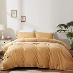 100% Washed Cotton Duvet Cover Set Breathable Soft King Light Brown Duvet Cover 3 Pieces Solid Color Bedding Set With Buttons Closure Comforter Cover Set (1 Duvet Cover +2 Shams) 22 100% Washed Cotton Duvet Cover Set Breathable Soft King Light Brown Duvet Cover 3 Pieces Solid Color Bedding Set With Buttons Closure Comforter Cover Set (1 Duvet Cover +2 Shams) -Amazon Shop 41T9Mxn0IL. AC