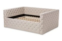 Baxton Studio Anabella Modern And Contemporary Light Beige Fabric Upholstered Queen Size Daybed -Amazon Shop 41Ta6oAeKDL