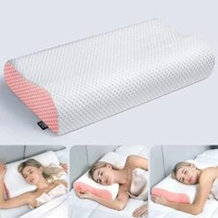 Osteo Adjustable Memory Foam Pillow With 6 Available Height, No Smell Neck Pillows For Pain Relief, Cervical Bed Pillows For Sleeping, Orthopedic Contour Pillow Support For Back Side Stomach Sleepers -Amazon Shop 41UNvBUg2VL. AC 1