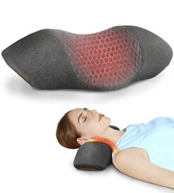 DIKEDON Neck Pillows For Pain Relief Sleeping, Cervical Neck Pillow With USB Heating, Neck Hump Correctors, Neck Spinal Decompression Pillows, Ergonomic Memory Foam Orthopedic Pillows For Beds