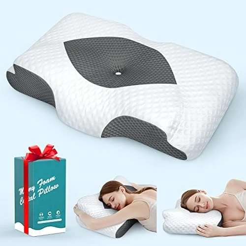 Adjustable Cervical Pillow Naturally Restore Neck Health, Hollow Memory Foam Pillows For Pain Relief Sleeping, Odorless Orthopedic Contour Pillow, Bed Pillow Support Side Back Stomach Sleepers 7 Adjustable Cervical Pillow Naturally Restore Neck Health, Hollow Memory Foam Pillows For Pain Relief Sleeping, Odorless Orthopedic Contour Pillow, Bed Pillow Support Side Back Stomach Sleepers - Image 7