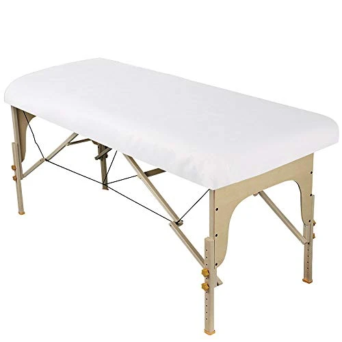 ForPro Professional Collection Premium Microfiber Fitted Sheet, Ultra-Light, Stain And Wrinkle-Resistant For Massage Tables, White, 36w X 77l X 7h 2 ForPro Professional Collection Premium Microfiber Fitted Sheet, Ultra-Light, Stain And Wrinkle-Resistant For Massage Tables, White, 36w X 77l X 7h - Image 2