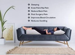 Ebung Memory Foam Leg Elevation Pillows - Leg Support Pillow To Elevate Feet, Sleeping, Blood Circulation, Leg Swelling Relief, Sciatica Pain Relief, Back Pain & Pregnancy - Leg Wedges For Elevation 10 Ebung Memory Foam Leg Elevation Pillows - Leg Support Pillow To Elevate Feet, Sleeping, Blood Circulation, Leg Swelling Relief, Sciatica Pain Relief, Back Pain & Pregnancy - Leg Wedges For Elevation -Amazon Shop 41UuBBPTvrL
