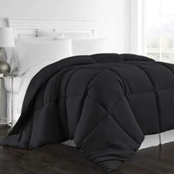 Hotel Collection 1300 Series - All Season - Luxury Goose Down Alternative Comforter - King/Cal King - Black